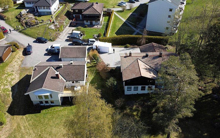 Das Familienheim der Hagens in Lørenskog. - © Tore Meek/NTB scanpix/dpa