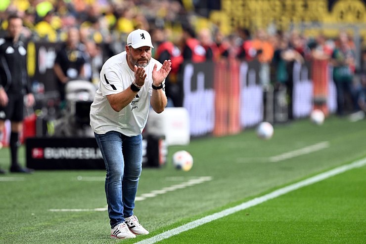 Union-Trainer Baumgart sah einen harmlosen Auftritt seines Teams. - © Federico Gambarini/dpa