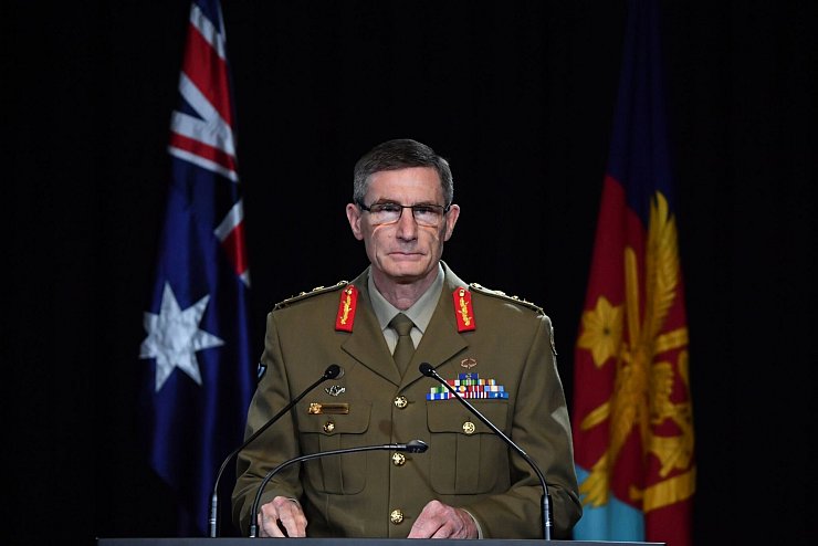 Angus Campbell, früherer Chef der australischen Verteidigungsstreitkräfte, hatte sich nach der Veröffentlichung des Berichts beim afghanischen Volk entschuldigt. (Archivbild) - © Mick Tasikas/AAP/dpa