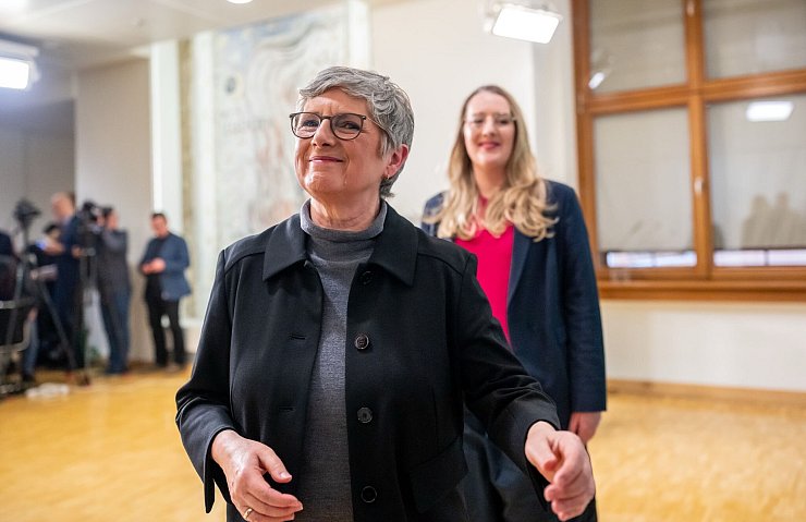 Eine Zustimmung der Grünen sei kein Selbstläufer, so die Fraktionsspitze der Grünen. - © Michael Kappeler/dpa