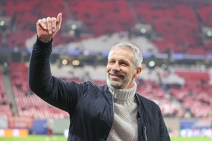 Trainer Marco Rose hat in Leipzig seine Kritiker. - © Andreas Gora/dpa