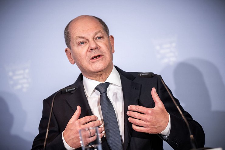 Olaf Scholz möchte keine Taurus-Raketen an die Ukraine geben. (Archivbild) - © Michael Kappeler/dpa