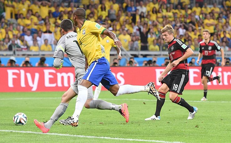Toni Kroos traf beim 7:1 im WM-Halbfinale gegen Brasilien doppelt. - &copy; picture alliance / dpa