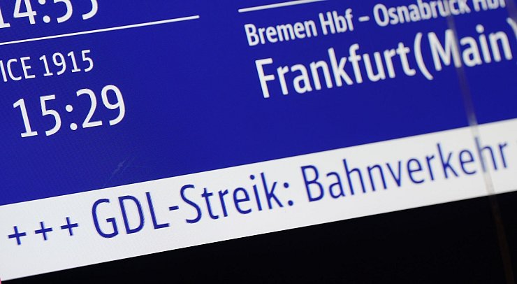 Der Streik bei der Bahn ab Mittwoch könnte Tausende Zugausfälle nach sich ziehen. - © Marcus Brandt/dpa