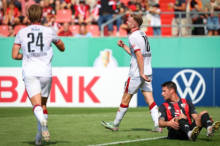 Er wei&szlig;, wo das Tor steht: der fr&uuml;here Ingolst&auml;dter Jannik Mause. - &copy; Daniel Karmann/dpa