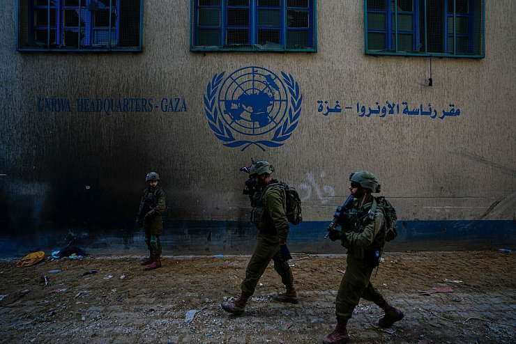 Israel wirft dem UN-Hilfswerk für die Palästinenser (UNRWA) vor, von der islamistischen Hamas im Gazastreifen unterwandert zu sein. - © Ariel Schalit/AP/dpa