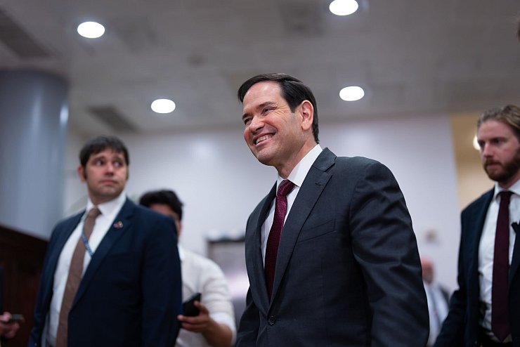 US-Außenminister Rubio ist einer der Autoren des Friedensplans. (Archivbild) - © J. Scott Applewhite/AP/dpa