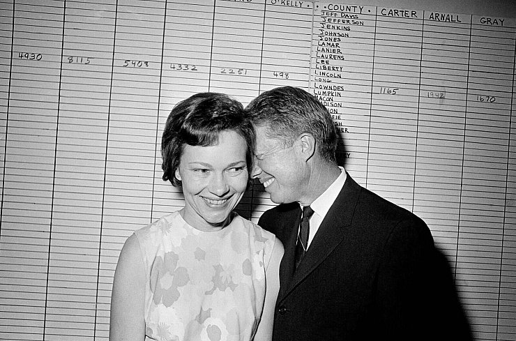 Im Alter von 100 Jahren gestorben: Jimmy Carter. - © Horace Cort/AP/dpa