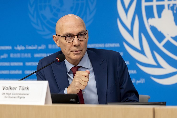 Der Chef des UN-Menschenrechtsbüros verurteilt Israels massive Angriffe im Gazastreifen mit drastischen Worten. (Archivbild) - © Salvatore Di Nolfi/KEYSTONE/dpa