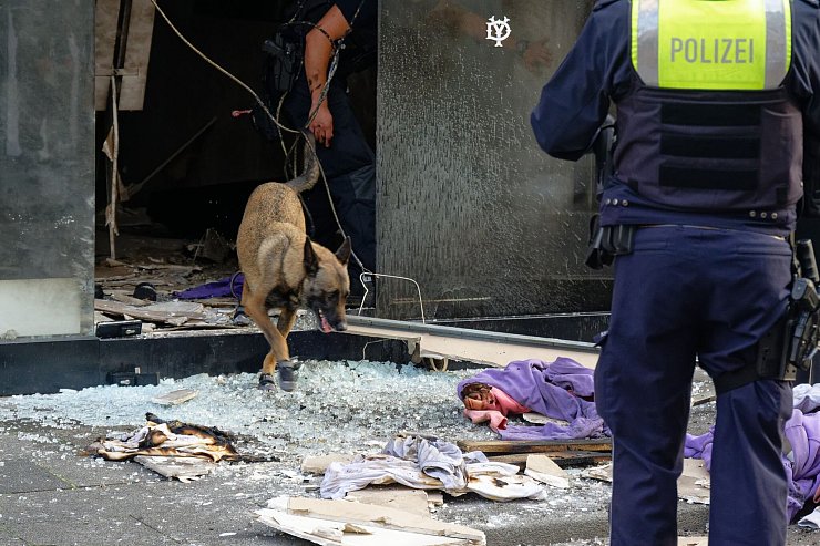 Bei der Explosion am Mittwoch wurde niemand verletzt. - © Henning Kaiser/dpa