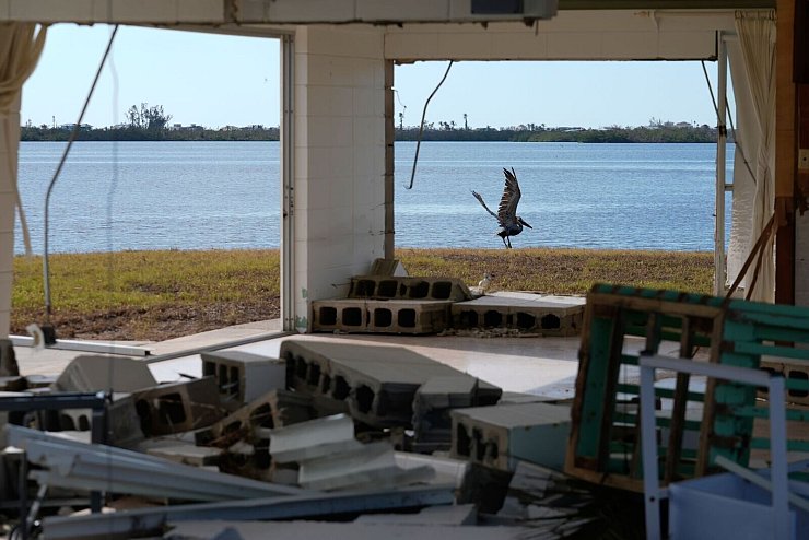 Hurrikan «Milton» hat weite Landstriche in Florida zerstört. (Archivbild) - © Rebecca Blackwell/AP/dpa