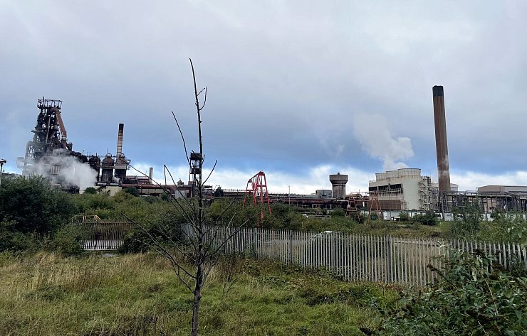 Ein weiteres Stück Industriegeschichte: Der letzte Hochofen der Stahlwerke im walisischen Port Talbot wird abgeschaltet. - © George Thompson/PA Wire/dpa