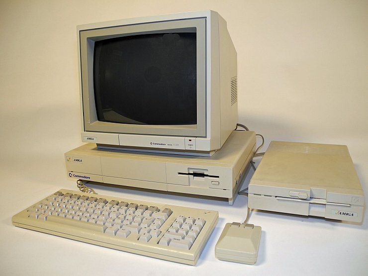 Der Commodore Amiga im Heinz Nixdorf MuseumsForum (HNF) in Paderborn. - © -/HNF/dpa