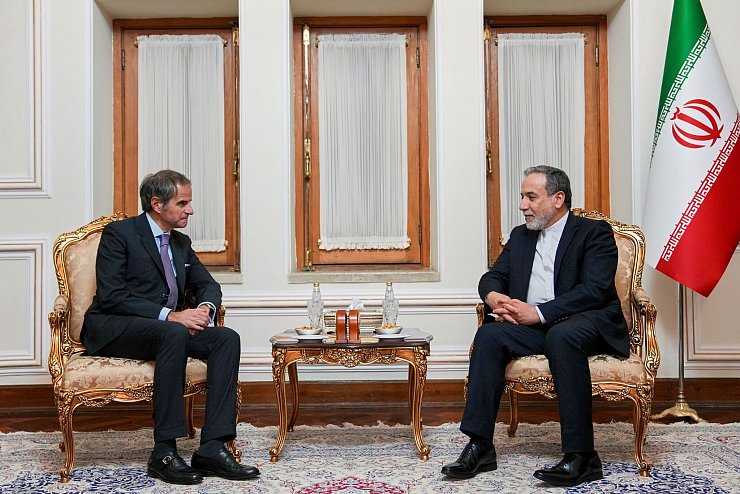 Grossi warnt vor Angriffen auf die Atomanlagen im Iran. - © Uncredited/Iranian Foreign Ministry/AP/dpa