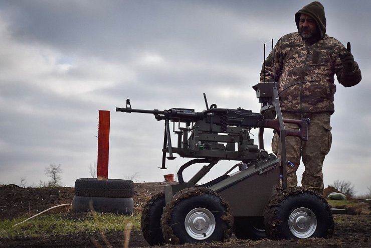 Neue Technik auf dem Schlachtfeld. (Archivbild) - © Andriy Andriyenko/Ukrainian 65th Mechanised Brigade/AP/dpa