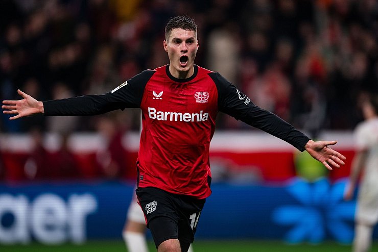 Patrik Schick war Leverkusens Matchwinner gegen Freiburg - © Marius Becker/dpa