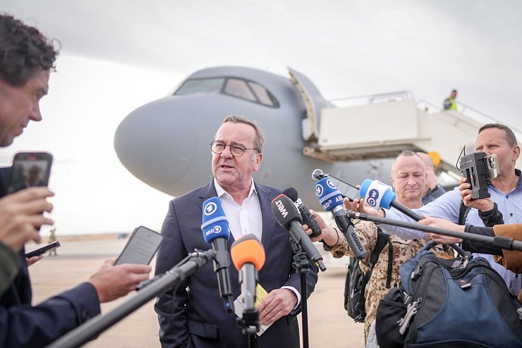 Pistorius kündigte an, im Januar auch zu Gesprächen in die Türkei zu fahren. - © Kay Nietfeld/dpa