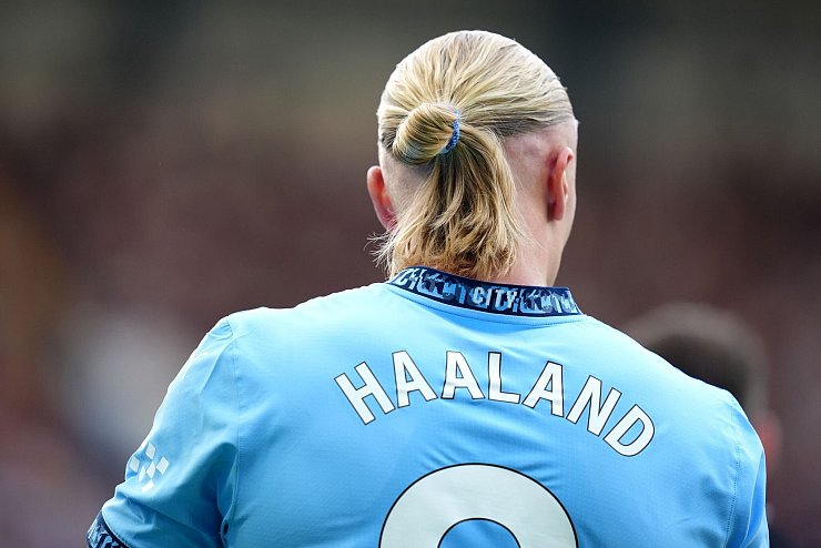 St&uuml;rmerstar Haaland scherzt, dass Manchester City ihn nicht brauche - &copy; Adam Davy/PA Wire/dpa