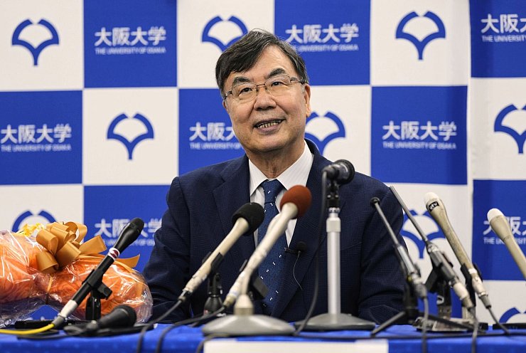 Der 74 Jahre alte Japaner Shimon Sakaguchi ist Professor an der Universität von Osaka. - © Shohei Miyano/Kyodo News/AP/dpa