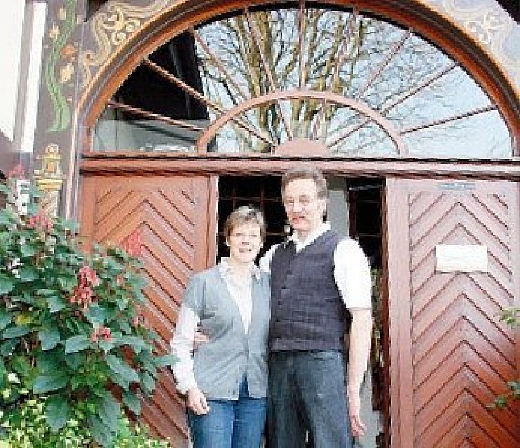 Erholung am Teutoburger Wald: Maria und Fritz Berkenkamp freuen sich über die Auszeichnung. Foto: Castrup