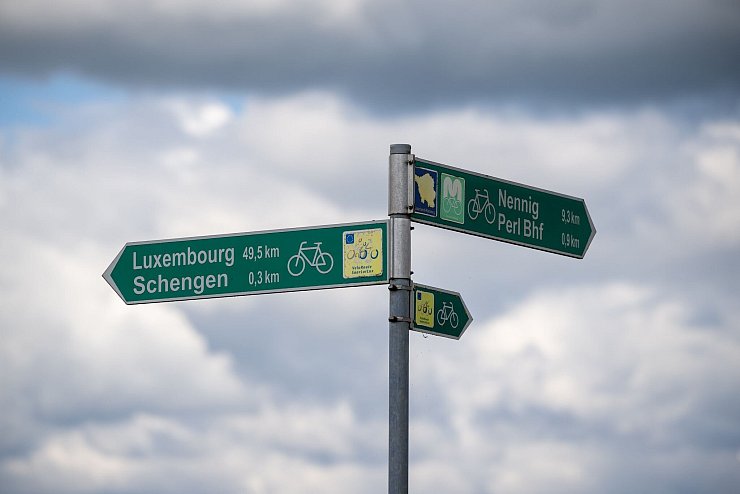 Schengen in Luxemburg liegt im Dreiländereck zu Deutschland und Frankreich. - © Harald Tittel/dpa