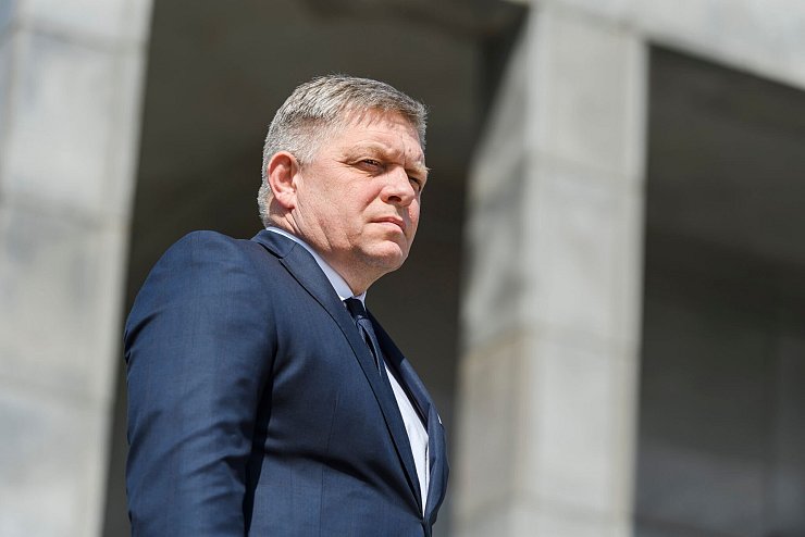 Der slowakische Regierungschef Robert Fico ist angeschossen worden (Archivbild). - © Jaroslav Novák/TASR/dpa