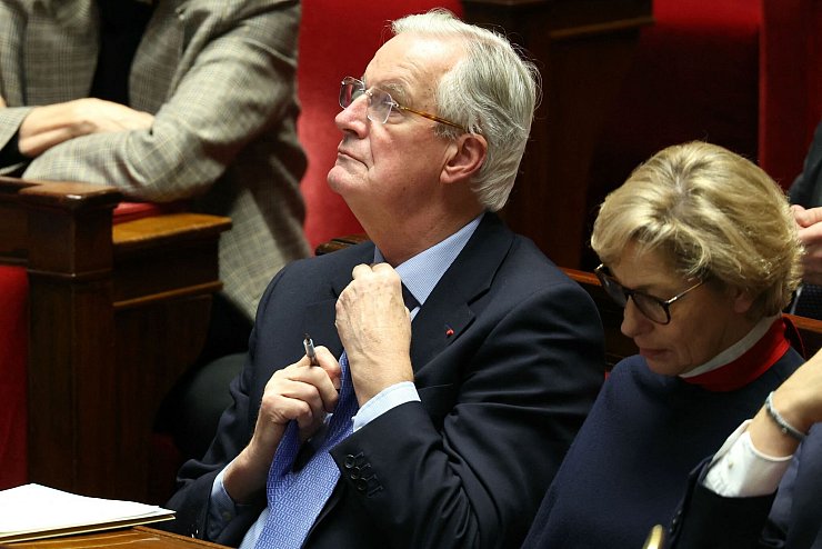 Barnier geht als Premier mit der kürzesten Amtszeit in die jüngere französische Geschichte ein. (Archivbild) - © Alain Jocard/AFP/dpa