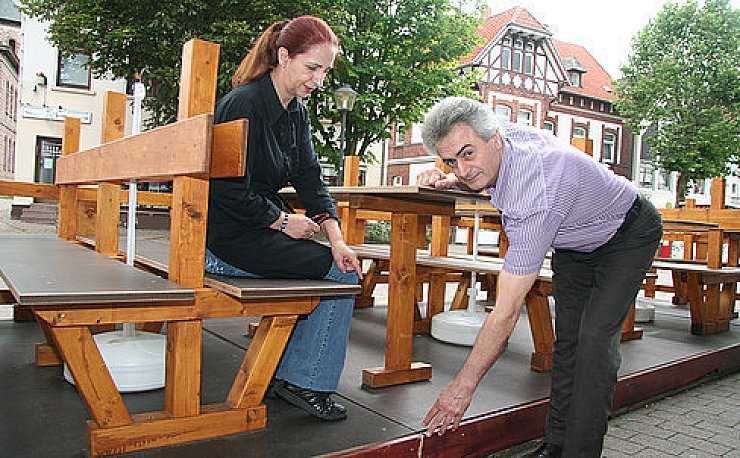 Ärger um Außengastronomie - © Blomberg