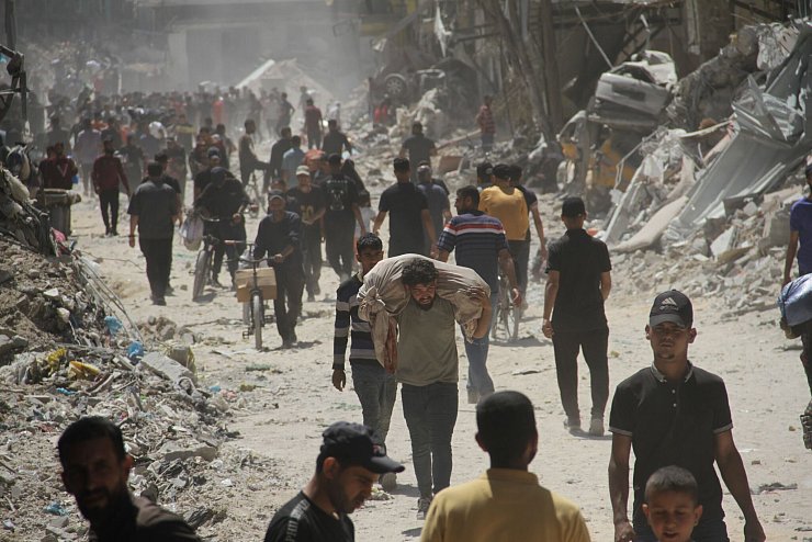 Das Jahr 2024 war geprägt von einer weiteren Eskalation des Krieges in Nahost mit massiven israelischen Militäroperationen im Gazastreifen und einer regionalen Ausweitung des Konflikts. (Archivfoto) - © Mahmoud Zaki/Xinhua/dpa
