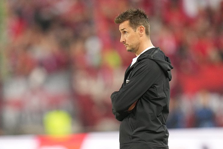 An alter Wirkungsstätte erfolgreich: FCN-Coach Miroslav Klose. - © Thomas Frey/dpa