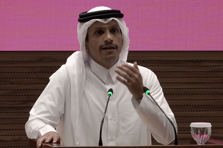 Katars Regierungschef Al Thani fordert nach Israels Angriff «echte und spürbare Maßnahmen auf allen Ebenen». (Archivbild) - © Uncredited/AP/dpa