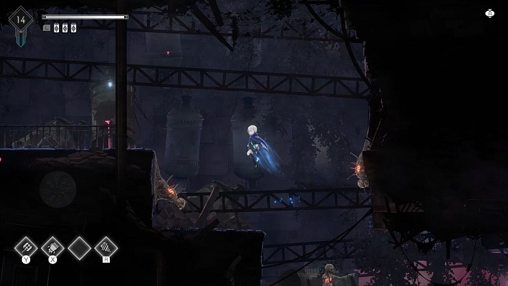 2D-Optik und handgezeichnete Kulissen sorgen für eine reichlich schaurige Atmosphäre in «Ender Magnolia: Bloom in the Mist». - © Binary Haze Interactive/dpa-tmn