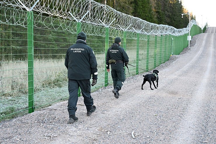 Der Bau eines Testmodells wurde in der Nähe des Grenzübergangs Imatra abgeschlossen. - © Jussi Nukari/Lehtikuva/dpa