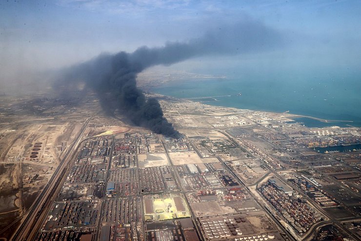 Mangelhafte Sicherheitsvorkehrungen sollen zu der Explosion im Iran geführt haben. - © Uncredited/Iranian Presidency Office/AP/dpa
