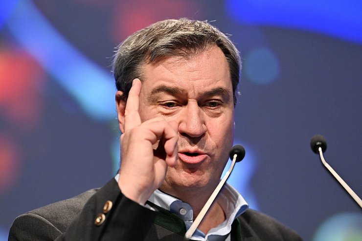 Markus Söder fordert sofortige Neuwahlen. (Archivbild) - © Peter Kneffel/dpa