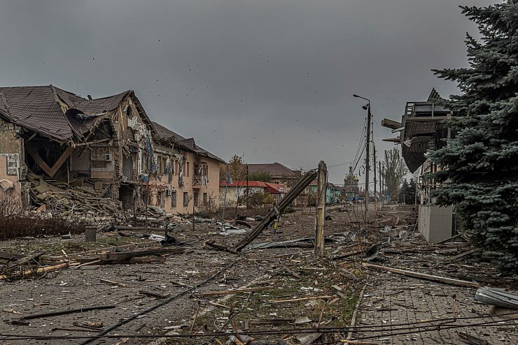 Ukrainischen Truppen droht bei Kurachowe ein Rückschlag. (Archivbild) - © Anton Shtuka/AP/dpa