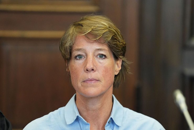 Christina Block wollte nach Worten eines Verteidigers nicht auf ihre Umgangsrechte für die Kinder in Deutschland verzichten. - © Marcus Brandt/dpa pool/dpa