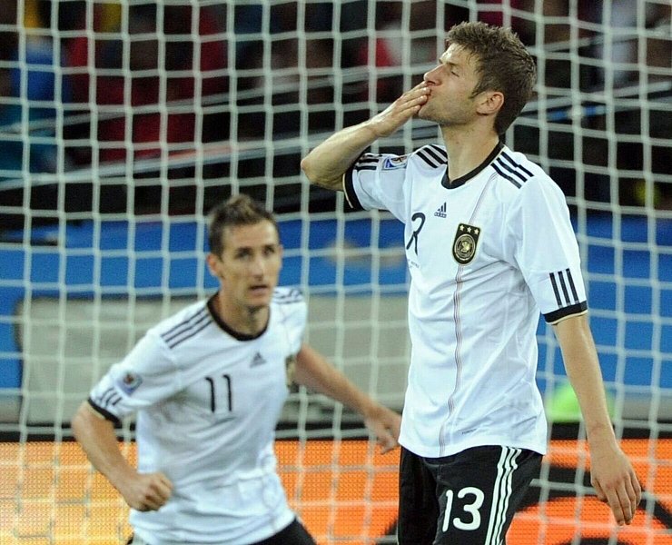 Thomas Müller glänzte über ein Jahrzehnt lang im Nationaltrikot. - © picture alliance / dpa