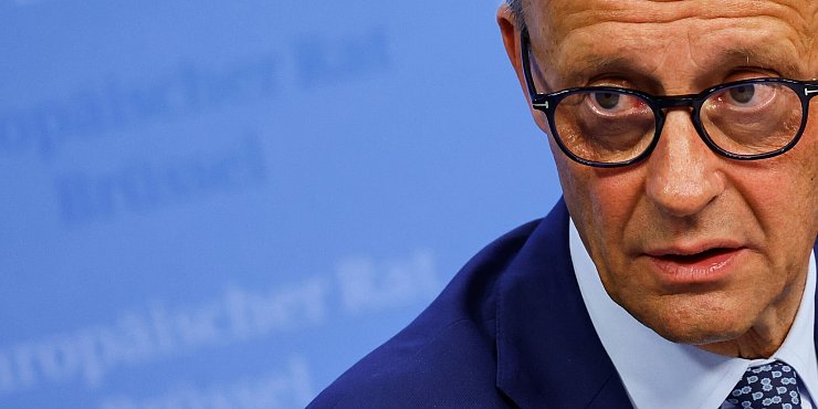 Friedrich Merz tritt selbstbewusst auf. (Archivbild) - © Omar Havana/AP/dpa