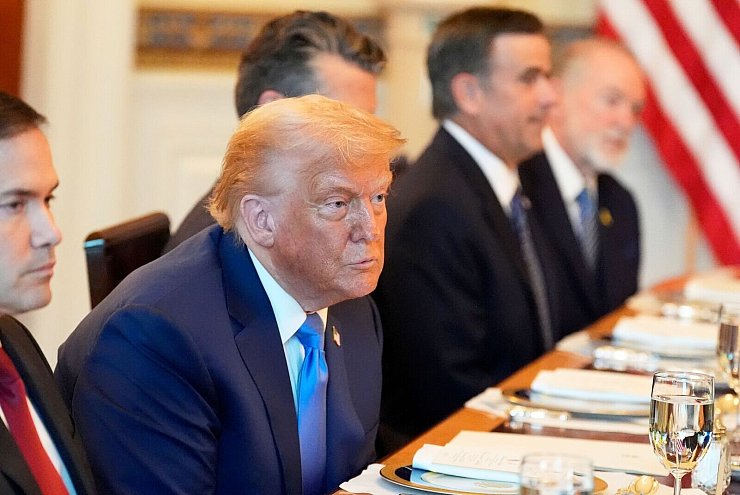 US-Präsident Trump ist zuversichtlich, dass es zu einer Waffenruhe in Gaza kommt. - © Alex Brandon/AP/dpa