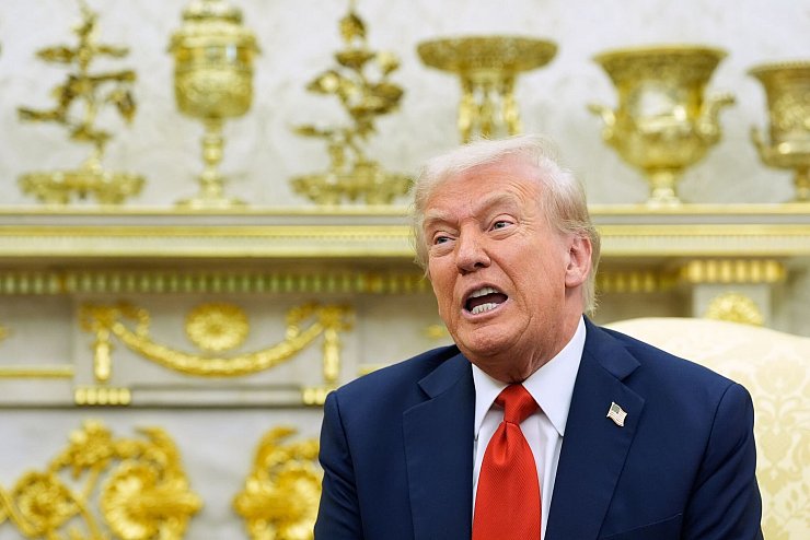 US-Präsident Trump wünscht sich einen Nobelpreis. - © Alex Brandon/AP/dpa