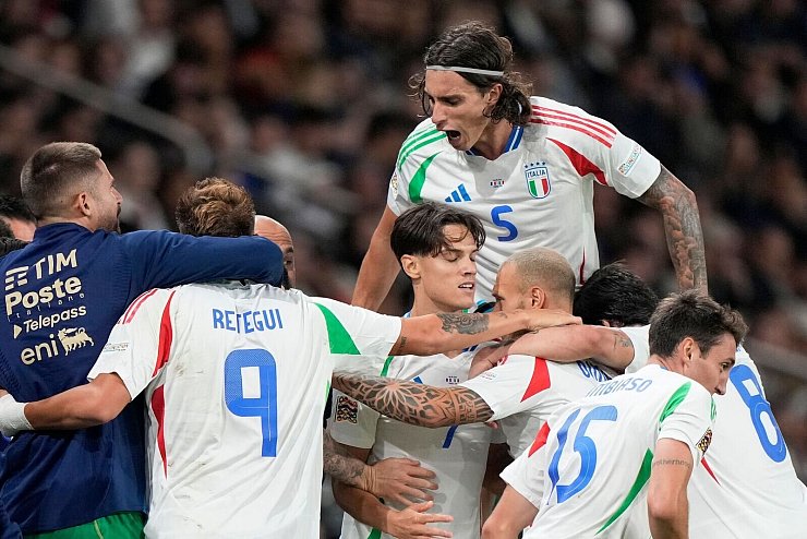 In der Nations-League-Gruppenphase konnte Italien schon überzeugen. - © Michel Euler/AP/dpa
