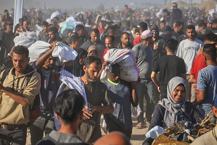 Die humanitäre Lage im Gazastreifen ist weiter prekär. (Archivbild) - © Mariam Dagga/AP/dpa