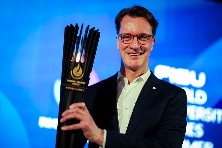 Vom 16. bis 27. Juli kämpfen 8.500 studentischen Athleten aus 150 Ländern in 18 Sportarten um Medaillen. - © Christoph Reichwein/dpa