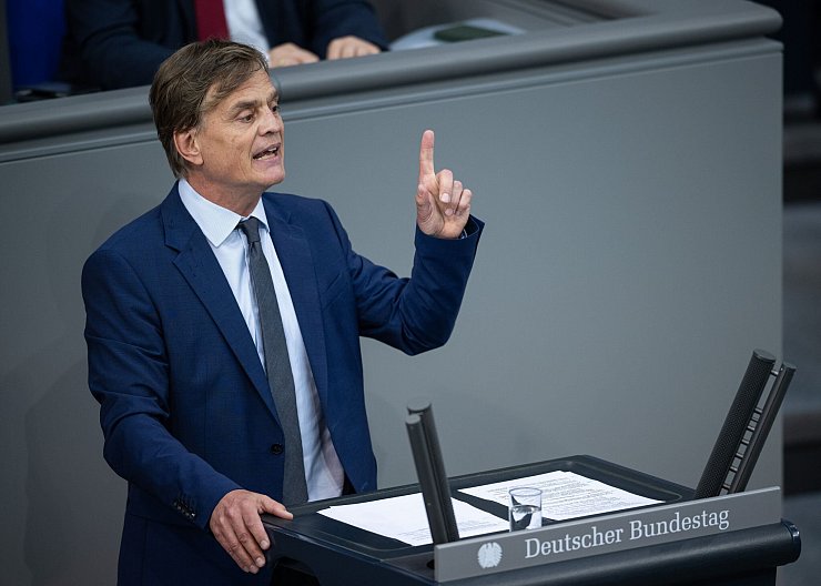 Ihm sei nicht bange, sagt Bernd Baumann, Parlamentarischer Geschäftsführer der AfD-Bundestagsfraktion. (Archivbild) - © Hannes P. Albert/dpa