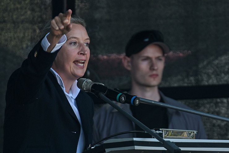 Abschklusskundgebung: Die AfD hofft auf einen Wahlsieg in Thüringen - © Hannes P. Albert/dpa