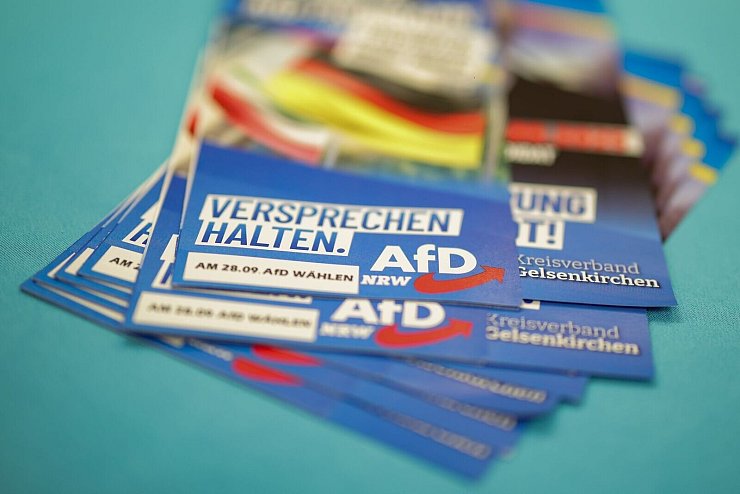 Die AfD brachte keinen ihrer Kandidaten in den Stichwahlen durch. - © Christoph Reichwein/dpa