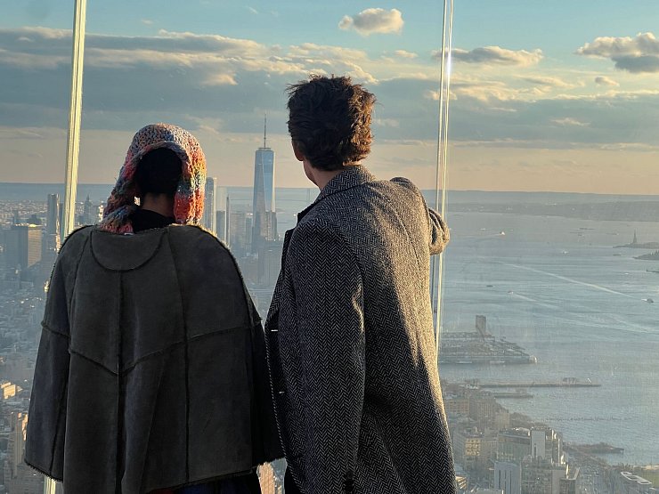 Blick auf Downtown Manhattan. - © Benno Schwinghammer/dpa