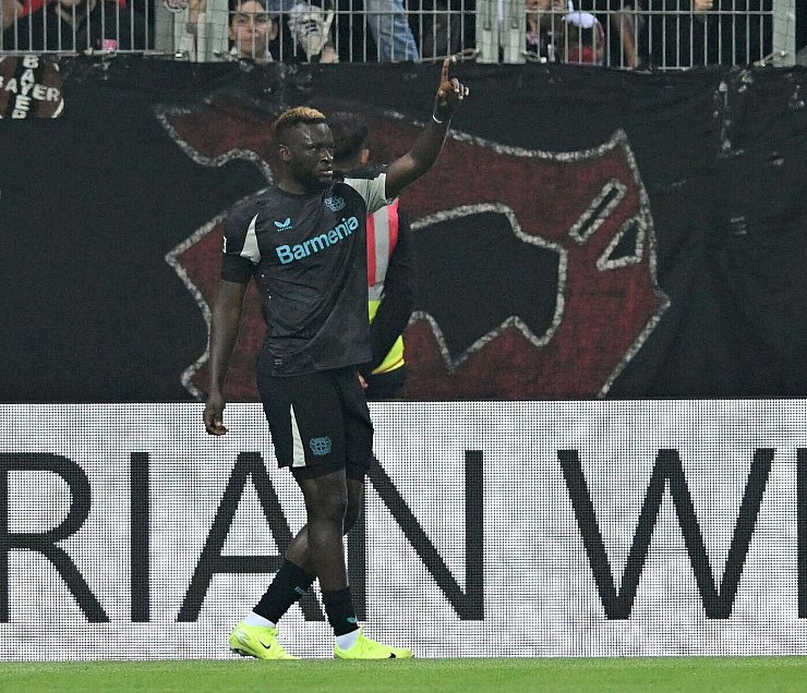 Boniface bleibt in Leverkusen. - © Carmen Jaspersen/dpa