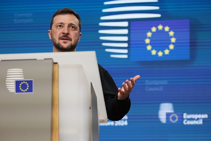 Selenskyj bekommt in Washington Unterstützung aus Europa. (Archivbild) - © Benoit Doppagne/Belga/dpa